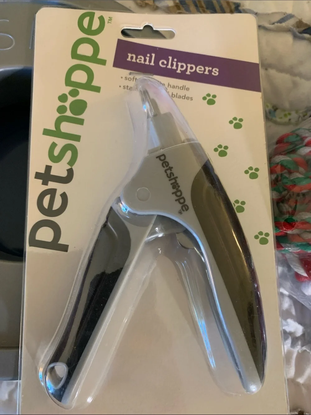 Nail Clippers, No Spill Dog Bowl with Assorted Dog Toys - Multicolor NEVER USED